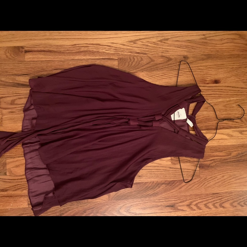 Free People tank with front detailing